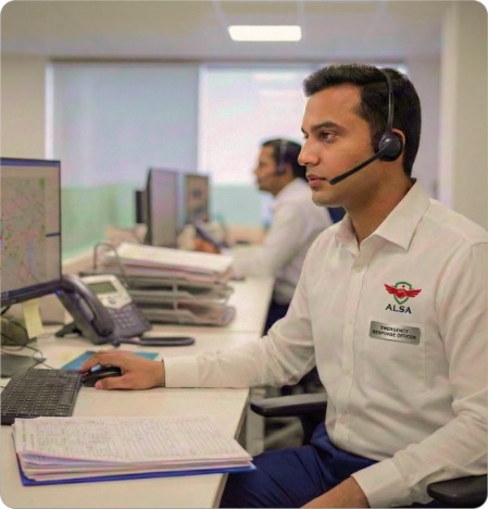 Central coordination desk for medical dispatch